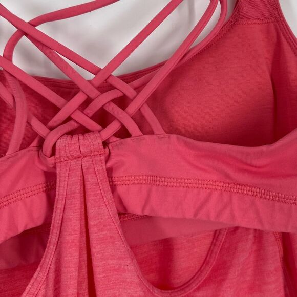 Lululemon Sunset Salutation Tank in Heathered Pink Lemonade / Pink Lemonade | 6 - Picture 8 of 8